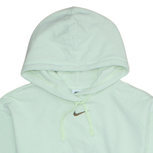 Nike Women's Mint Green Pullover Hoodie XS Cotton Blend