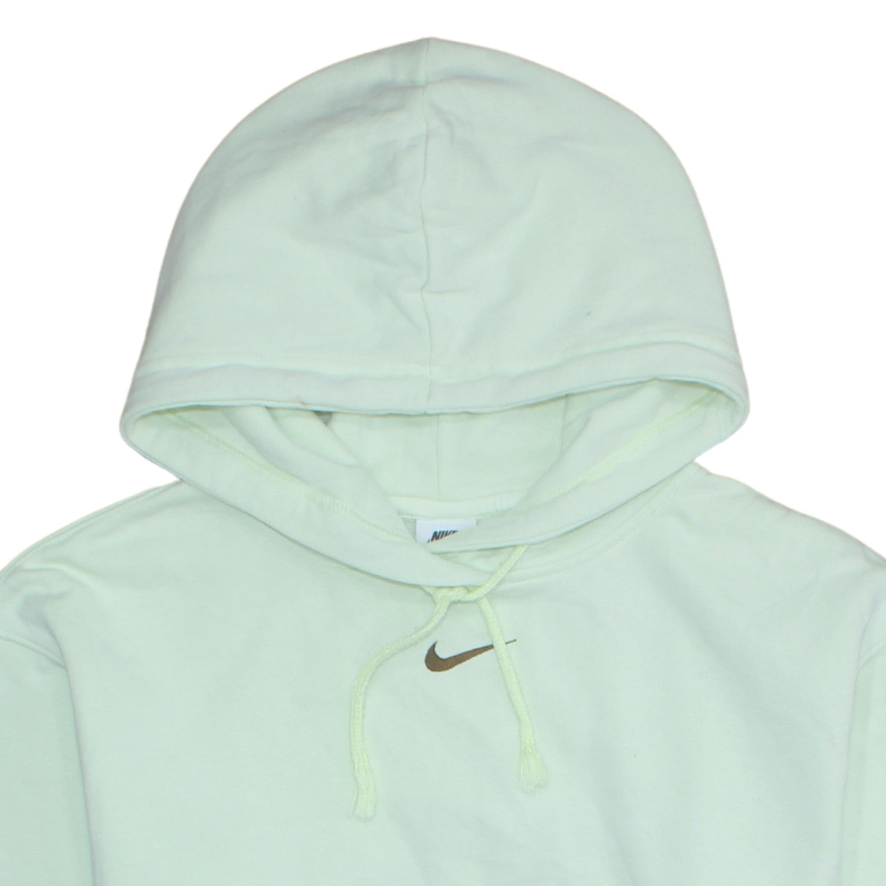 Nike Women's Mint Green Pullover Hoodie XS Cotton Blend