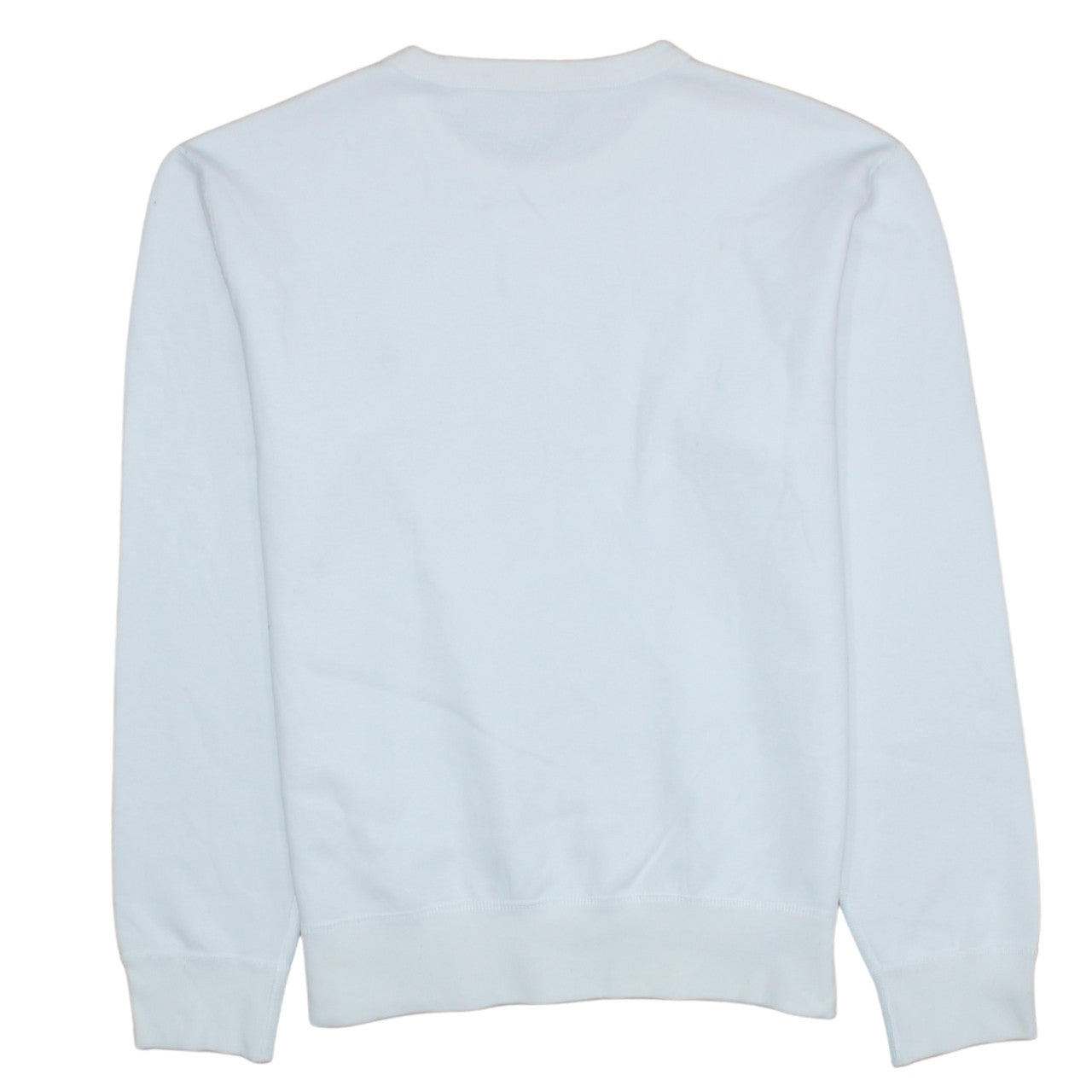 Ralph Lauren Men's White Crew Neck Pullover Sweatshirt Size S