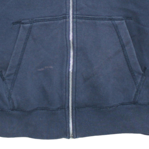 Nike Women's Navy Full Zip Hoodie Medium Athletic Dept Cotton Blend