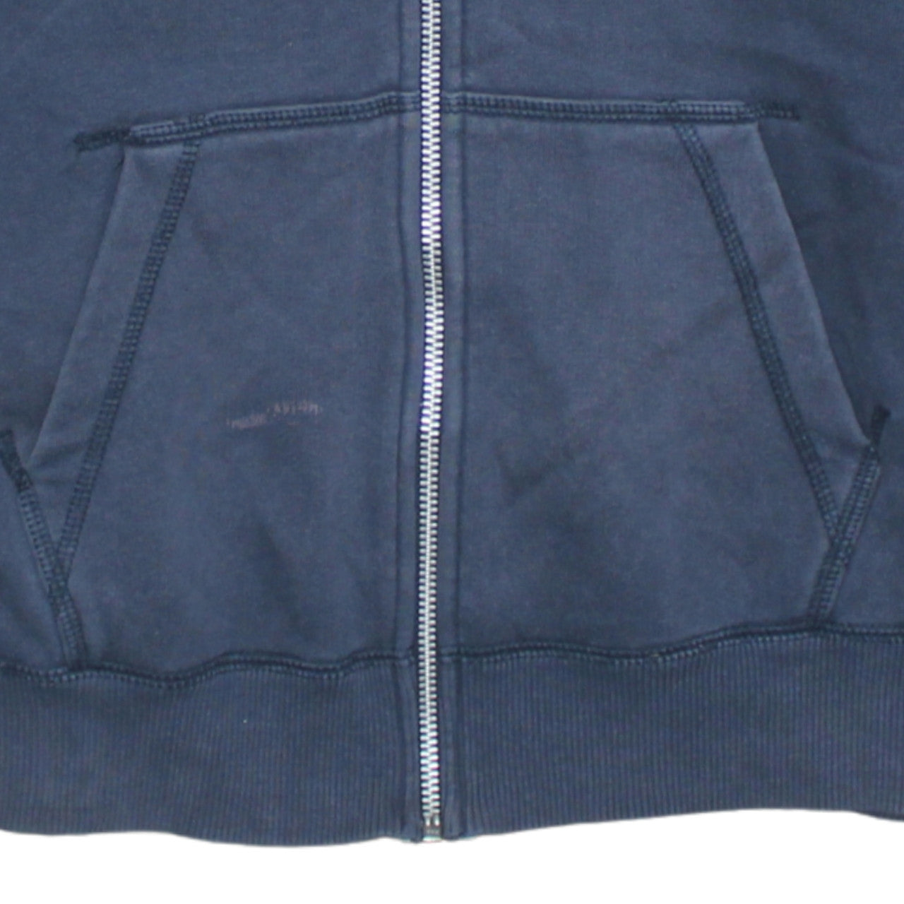 Nike Women's Navy Full Zip Hoodie Medium Athletic Dept Cotton Blend