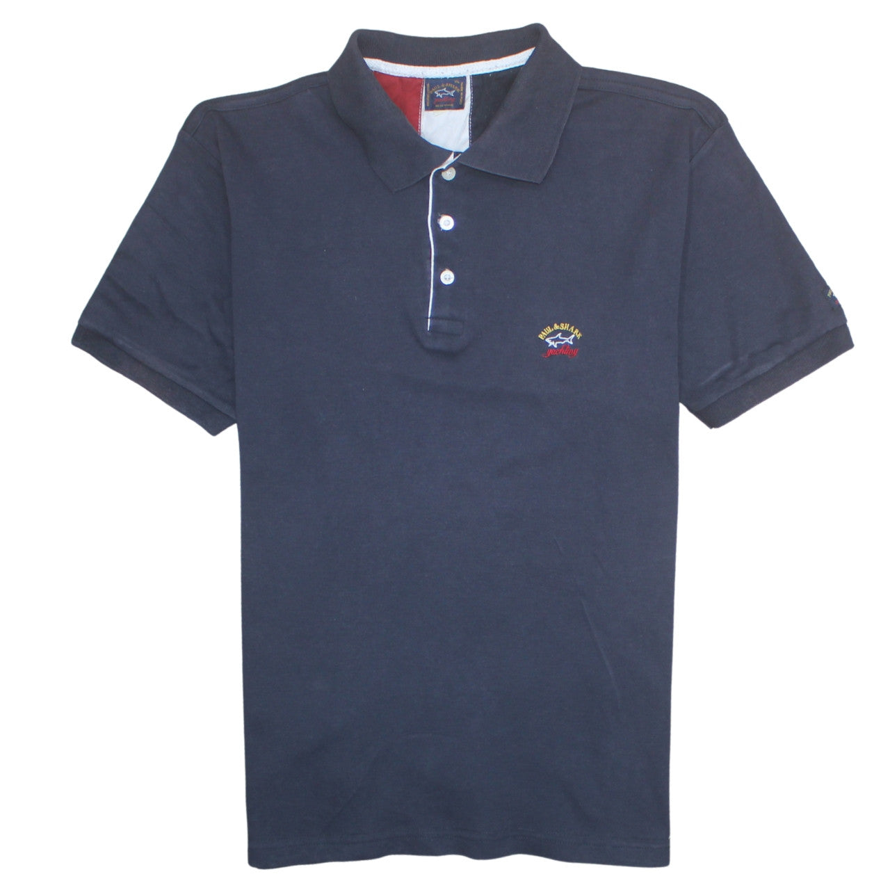 Paul & Shark Men's Blue XL Cotton Polo Shirt Yachting Logo
