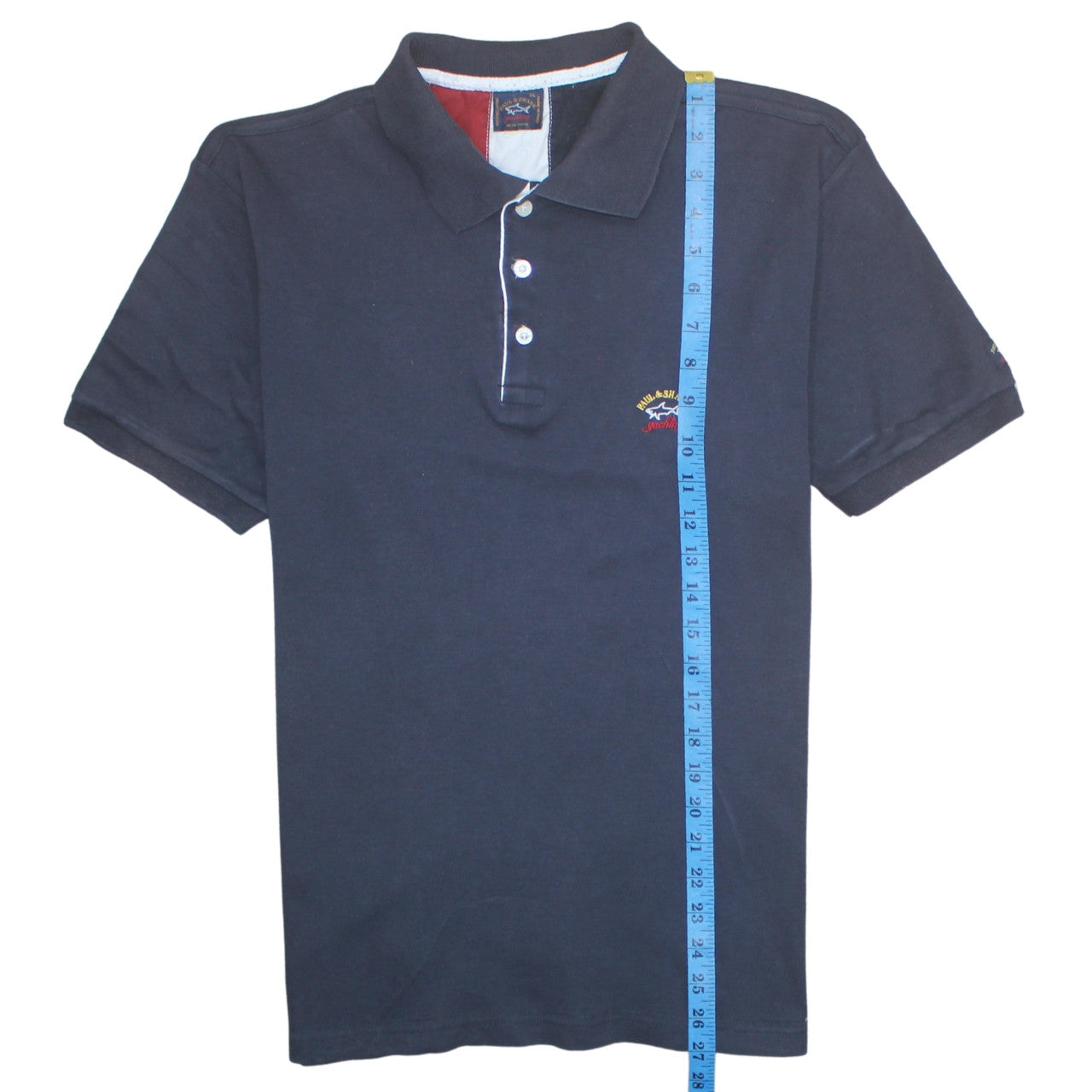 Paul & Shark Men's Blue XL Cotton Polo Shirt Yachting Logo