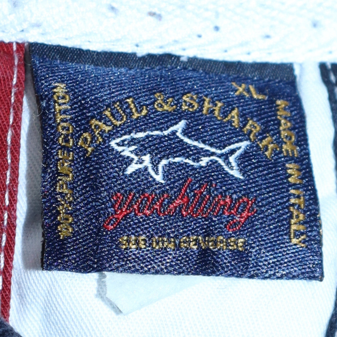 Paul & Shark Men's Blue XL Cotton Polo Shirt Yachting Logo