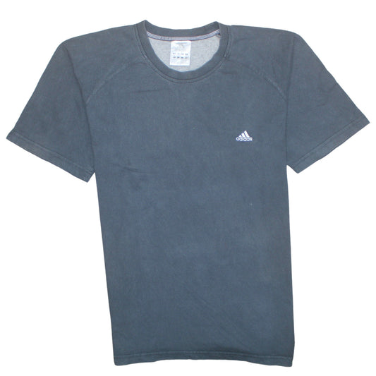 Adidas Men's Grey XL Crew Neck Short Sleeve Cotton T-Shirt