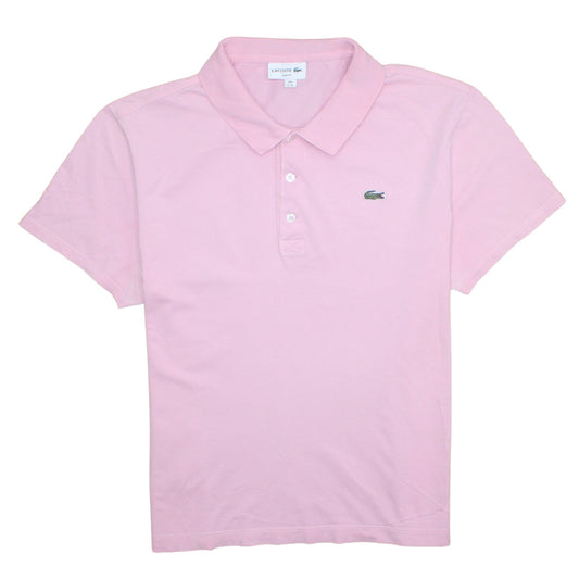 Lacoste Men's Pink Slim Fit Polo Shirt Size XL