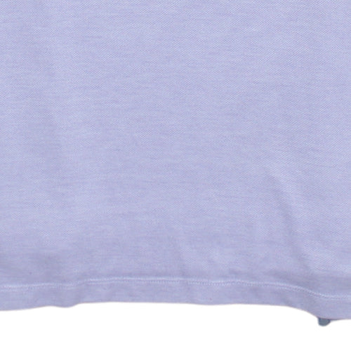 Hugo Boss Men's Purple Regular Fit Cotton Polo Shirt M