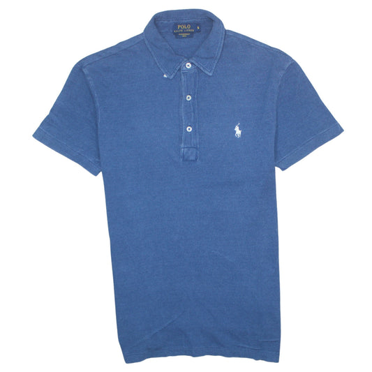 Ralph Lauren Men's Blue Featherweight Mesh Polo Shirt Size S