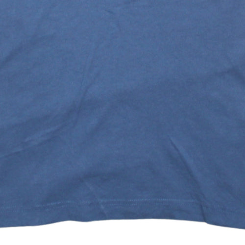 Abercrombie & Fitch Men's Blue Crew Neck Short Sleeve Soft Tee M