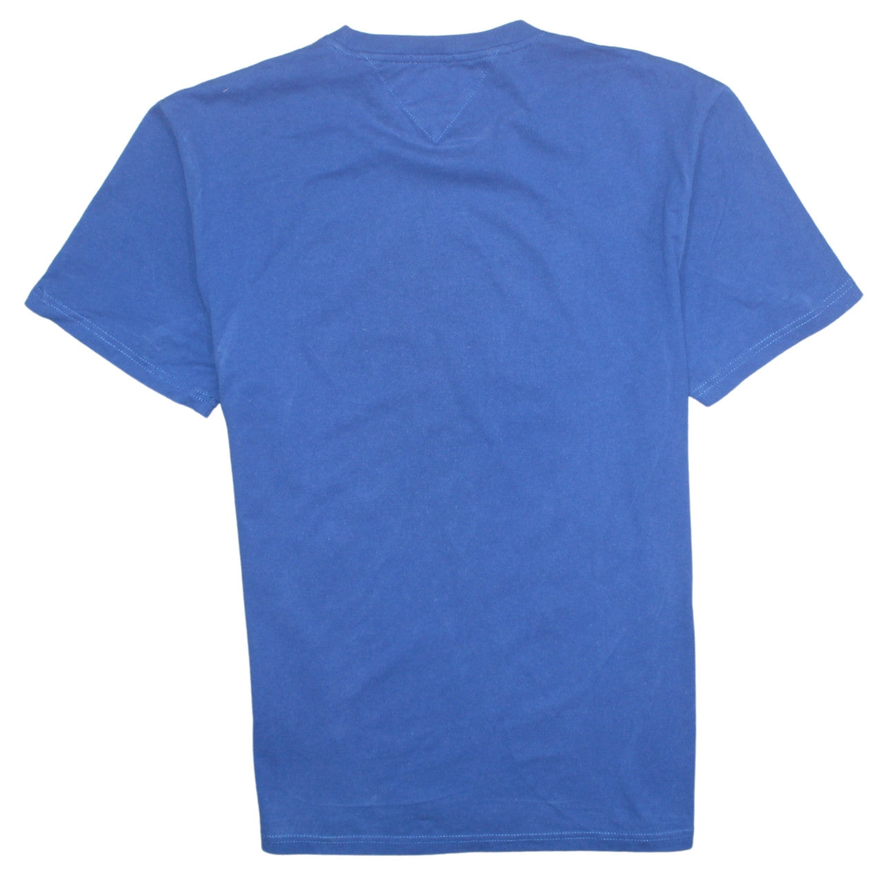 Tommy Jeans Men's Blue Graphic Logo Regular Fit Cotton T-Shirt Size L