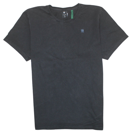 G-Star RAW Men's Black XL Crew Neck Short Sleeve Cotton T-Shirt
