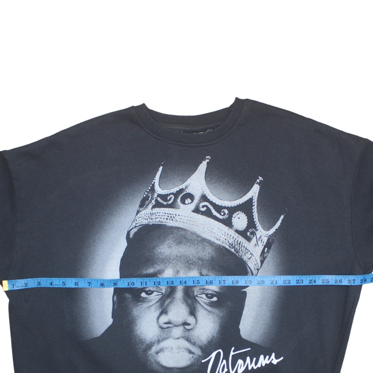 The Notorious B.I.G. Womens Black XL Pullover Crew Neck Graphic Sweatshirt