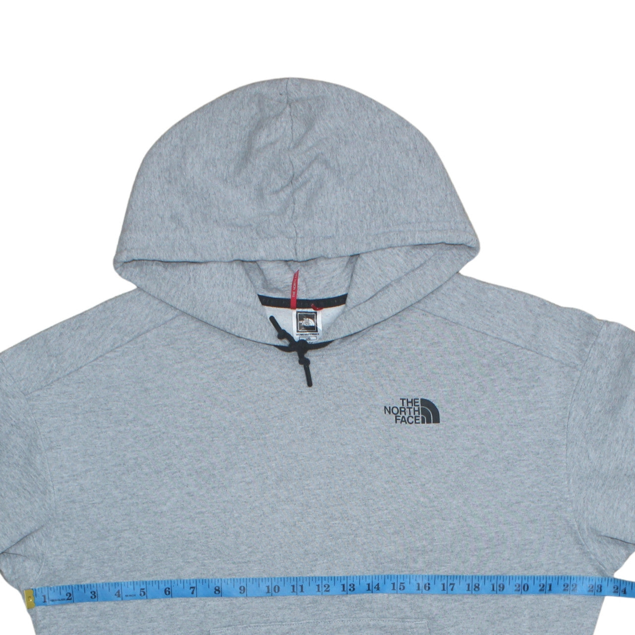 The North Face Womens Grey Pullover Hoodie L Cotton Blend