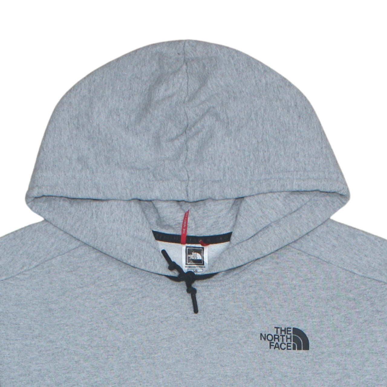 The North Face Womens Grey Pullover Hoodie L Cotton Blend