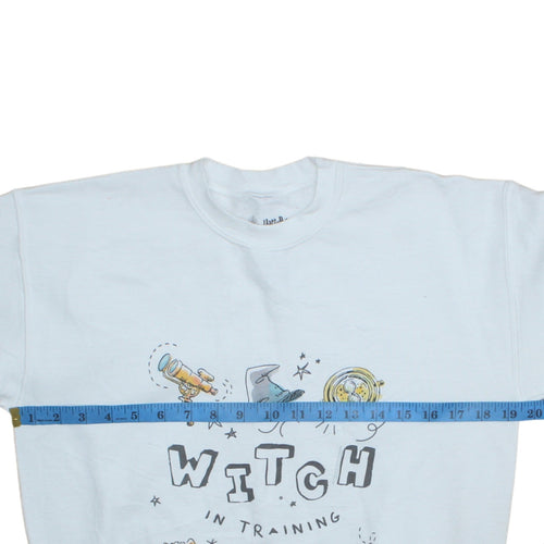 Harry Potter Womens White XL Pullover Sweatshirt Witch In Training