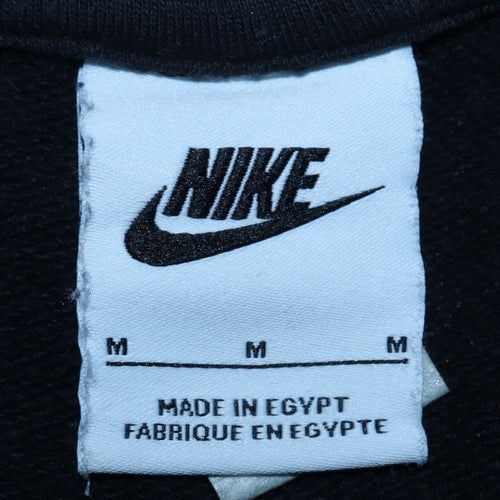 Nike Women's Black Pullover Hoodie M Logo Print Sportswear