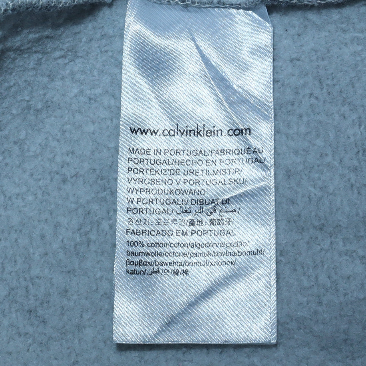 Calvin Klein Jeans Men's Grey XL Pullover Sweatshirt Logo Print