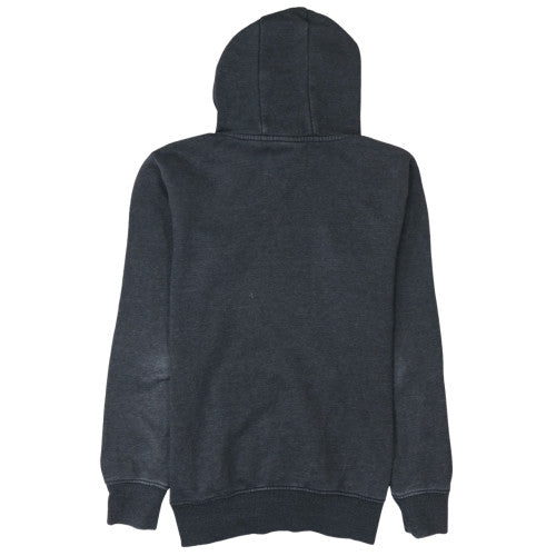 Fila Mens Black Pullover Hoodie Sweatshirt Size S Cotton Blend