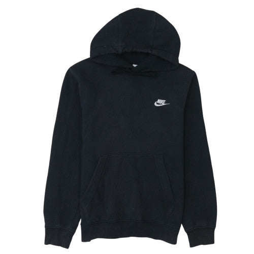 Nike Womens Black XS Pullover Hoodie with Logo Pocket Style