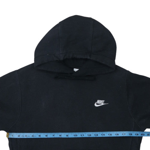 Nike Womens Black XS Pullover Hoodie with Logo Pocket Style