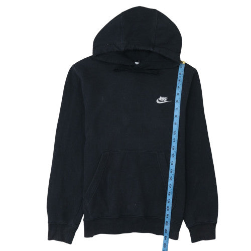 Nike Womens Black XS Pullover Hoodie with Logo Pocket Style