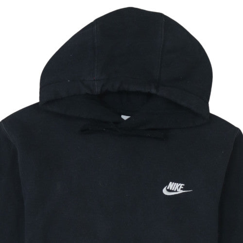 Nike Womens Black XS Pullover Hoodie with Logo Pocket Style