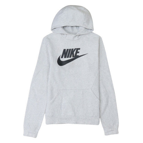 Nike Girls Grey XL Pullover Fleece Hoodie with Logo