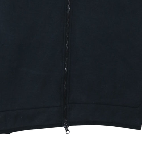 Nike Men's Black Full Zip Fleece Hoodie L Regular Fit