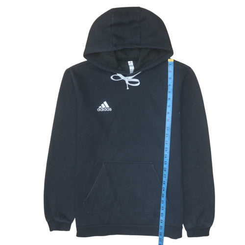 Adidas Men's Black Pullover Hoodie M Fleece Sportswear
