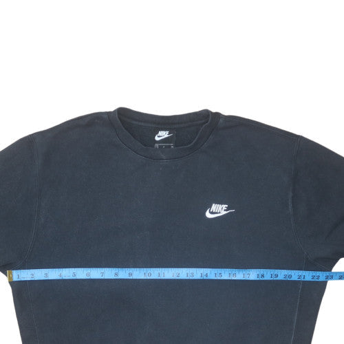 Nike Men's Black Small Pullover Crew Neck Fleece Sweatshirt