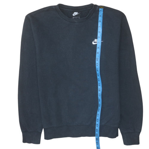 Nike Men's Black Small Pullover Crew Neck Fleece Sweatshirt