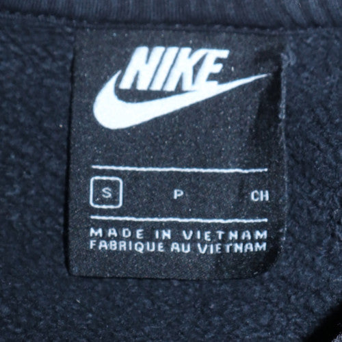 Nike Men's Black Small Pullover Crew Neck Fleece Sweatshirt