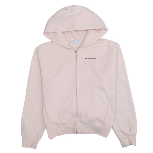 Champion Girls Beige Full Zip Hoodie Sweatshirt 2XL 15-16 Years