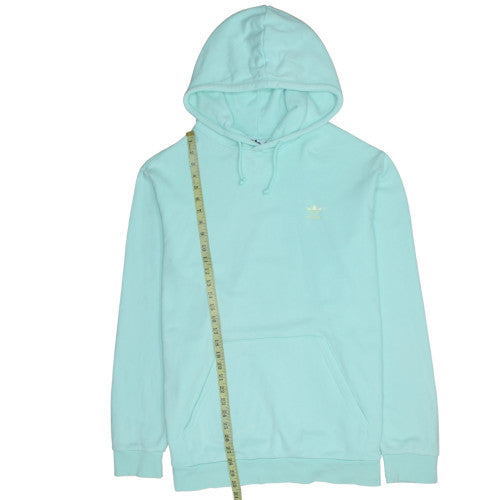 Adidas Women’s Mint Green Pullover Hoodie Size XL Cotton Fleece