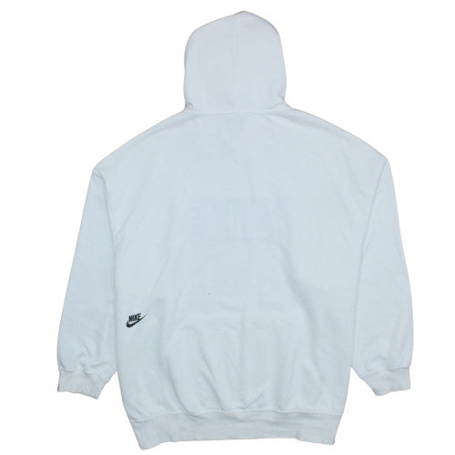 Nike Men's White XS Pullover Hoodie with Blue Logo