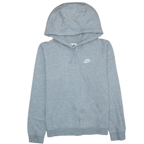 Nike Mens Grey Pullover Hoodie M Lightweight Fleece Sportswear