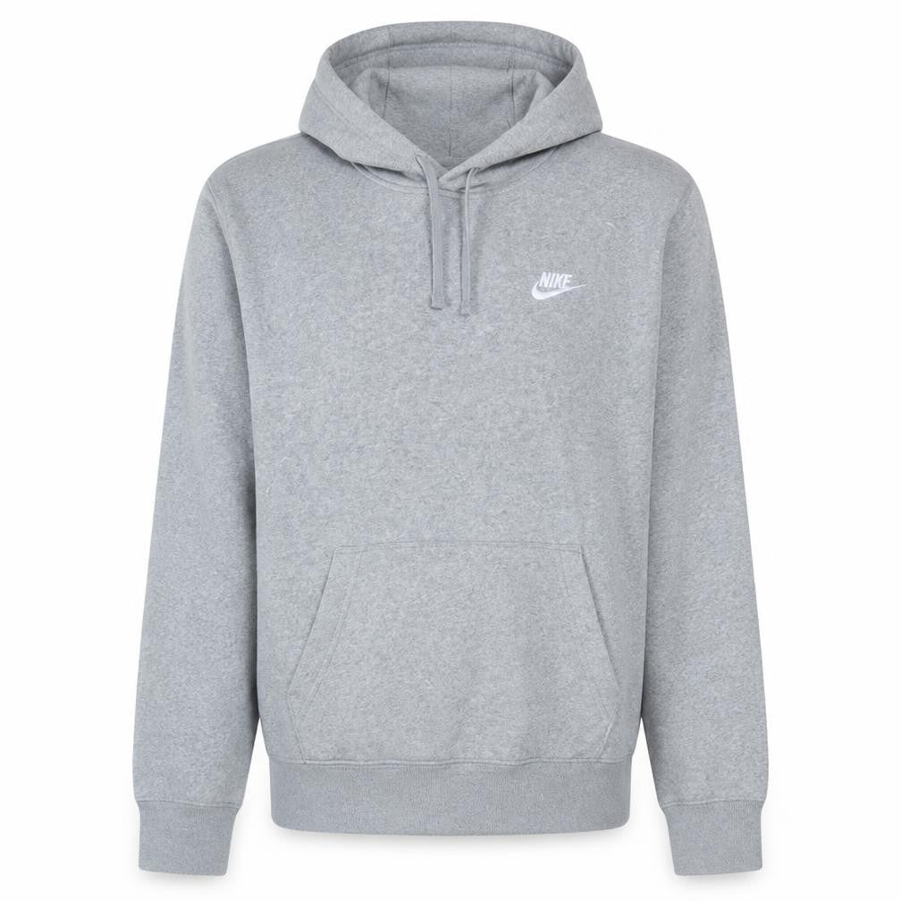 Nike Mens Grey Pullover Hoodie M Lightweight Fleece Sportswear
