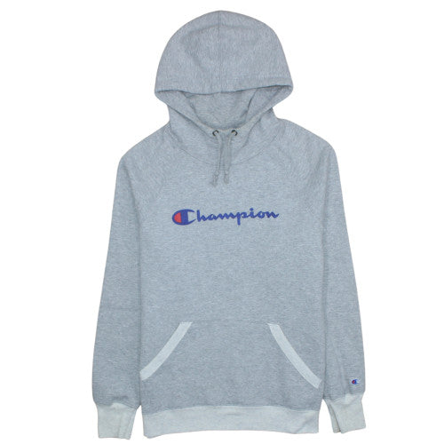 Champion Men's Grey Pullover Hoodie M Regular Fit Sportswear