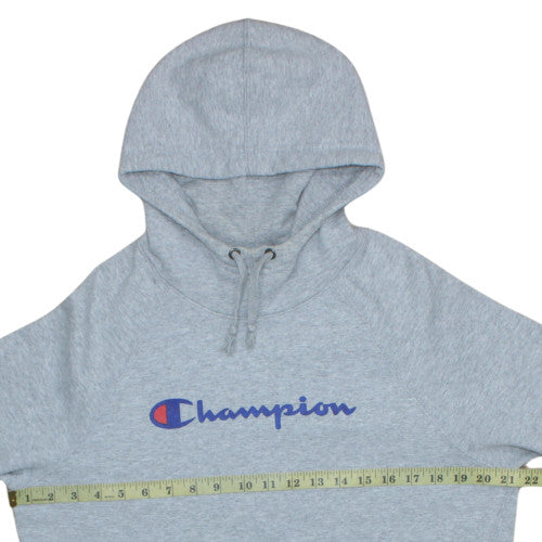 Champion Men's Grey Pullover Hoodie M Regular Fit Sportswear