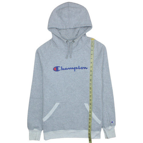 Champion Men's Grey Pullover Hoodie M Regular Fit Sportswear