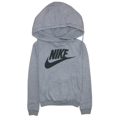 Nike Womens Grey Pullover Hoodie XS Hooded Sweatshirt