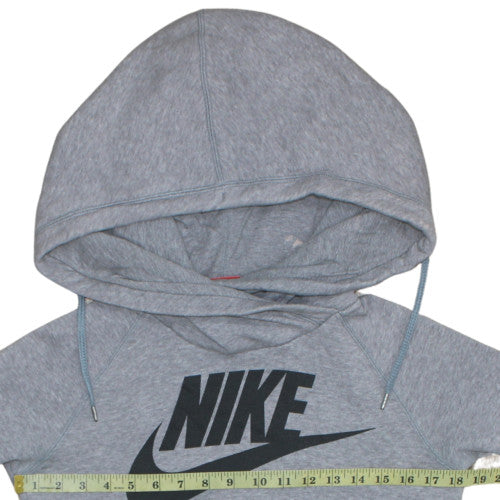 Nike Womens Grey Pullover Hoodie XS Hooded Sweatshirt