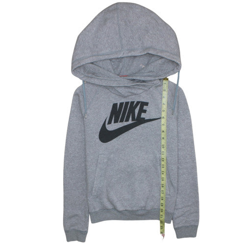 Nike Womens Grey Pullover Hoodie XS Hooded Sweatshirt