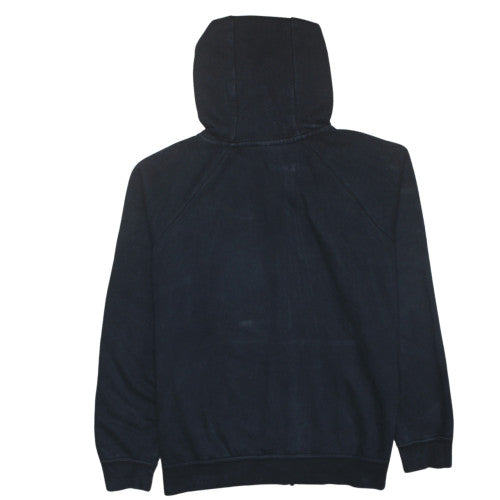 Nike Men Black Full Zip Hoodie L Fleece Sportswear