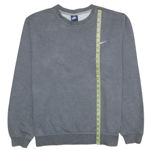 Nike Men's Grey XL Crew Neck Fleece Pullover Sweatshirt