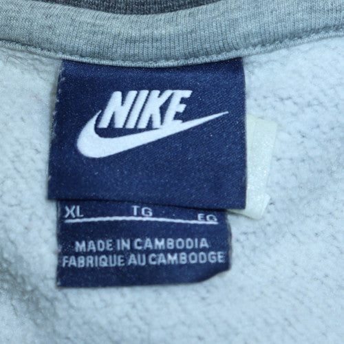 Nike Men's Grey XL Crew Neck Fleece Pullover Sweatshirt