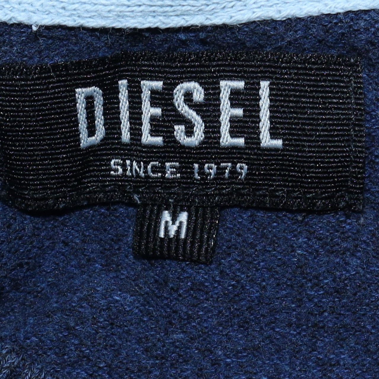 Diesel Mens Blue Crew Neck Knit Pullover Jumper Size M