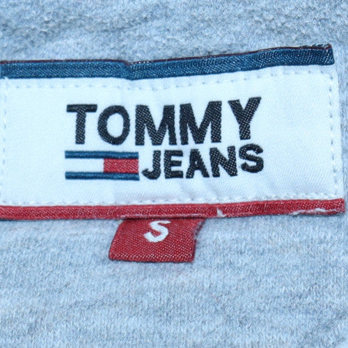 Tommy Jeans Womens Grey Small Crew Neck Pullover Sweatshirt