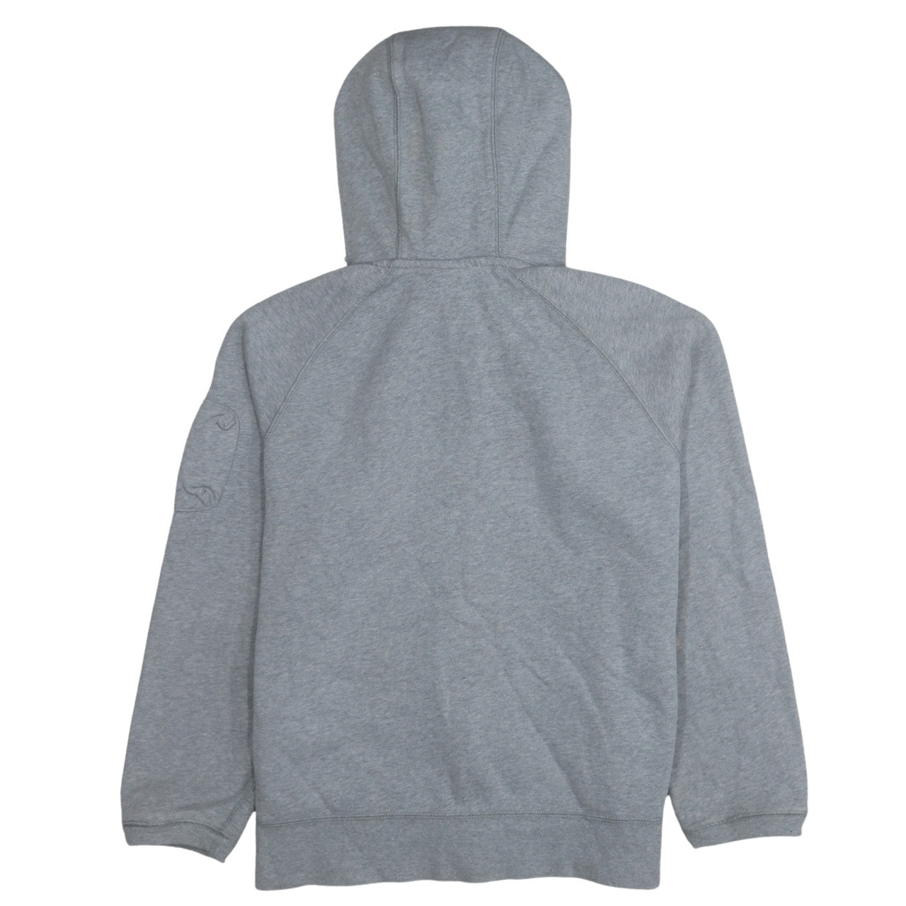 Nike Men's Grey Full Zip Hoodie Size L Regular Fit Fleece