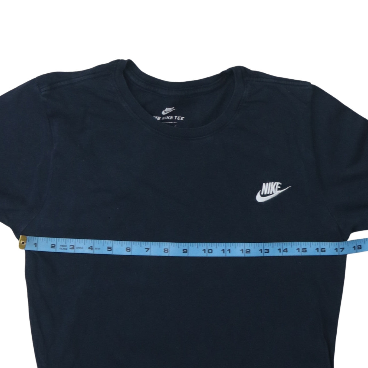 Nike Men's Black Athletic Fit Cotton Crew Neck T-Shirt L
